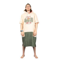 V Poncho ALL IN Beach Crew The Wild Taille S - XL