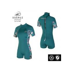 Shorty Soöruz Divine Femme 2/2 Back Zip Bleu