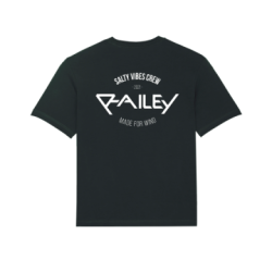 T-Shirt RAILEY Salty Vibes Crew Noir
