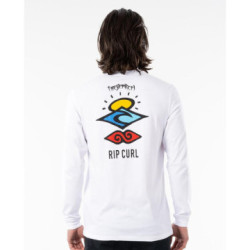 T-Shirt Manches Longues RIPCURL Search Essential White