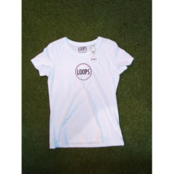T-shirt LOOPS Blanc Femme