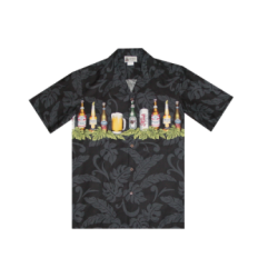 Chemise Aloha Republic Tiki Bar Noir
