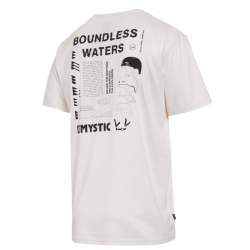 T-Shirt Lycra MYSTIC Tactic S/S Loosefit Quickdry Off White