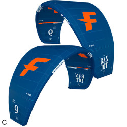 Aile Kitesurf F-ONE Bandit S3 Abyss/Flame