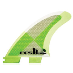 Ailerons FCS II Carver PC Green Medium Tri Fins
