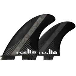 FCS II FW PC Carbon Black Large Tri-Quad Retail Fins