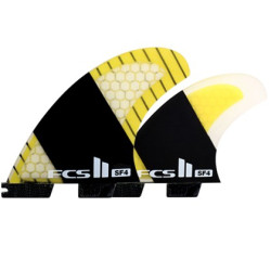 FCS II WR Stretch PC Carbon Large Quad Retail Fins