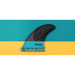 Futures VII F4 (Vector 2) RTM Black Stix 3.0 Thruster set