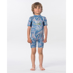 Rip Curl GROMS D/PATROL S/S BLUE