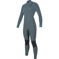 Combinaison O'Neill Hyperfreak Femme 4/3+ Front Zip Bleu 10