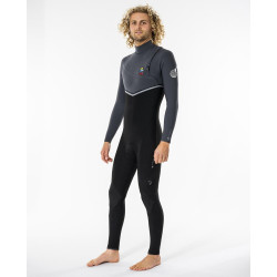 Combinaison Rip Curl FlashBomb 5/3 Zip Free  Charcoal L