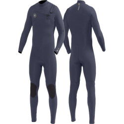 Vissla - 7 Seas 5/4 Full Chest Zip - Dark Slate LS