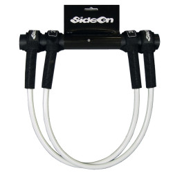 Bouts de Harnais SIDE ON Fixes Blanc