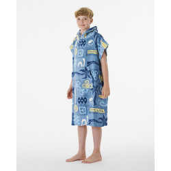 Poncho Rip Curl Printed Junior Bleu  S