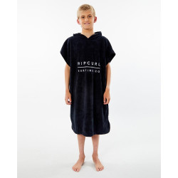 Rip Curl Serviette HOODED TOWEL - BOY - Black