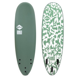 Surf Mousse Softech Bomber FCS II 6.10 Smoke Green/White