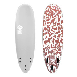 Surf Mousse Softech Flash Bomber FCS II 6.10 Grey/Dusty Red
