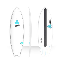 Torq PodMod 5'10 XLite Channel Island White