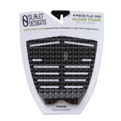 Slater 4 Piece Flat Traction Pad - Black/Grey
