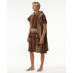 Poncho RIPCURL Searchers dusted Chocolate