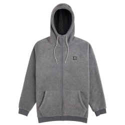 Sweat Zippé VISSLA Eco-Zy Polar Hoodie Fleece Charcoal Heather