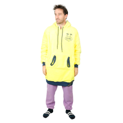 Poncho ALL IN Plaid Yellow Taille XS-M