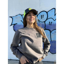 Sweat KOTA BLUE Gris Logo Noir