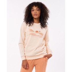 Sweat Rip Curl Re Entry Femme Saumon XS