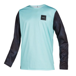 T-Shirt MYSTIC Majestic L/S Quickdry Black/Mint