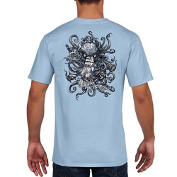T-Shirt Rietveld Kraken Time Bleu  S