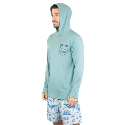 Lycra ALL IN Men Surf T Hooded Vision