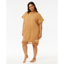 Poncho avec Capuche Rip Curl Stonewash Femme Marron