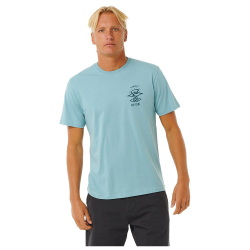 Rip Curl Search Icon Tee - Dusty Blue Bleu L