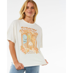 T-shirt Rip Curl Tropical Tour Heritage Femme Beige XS