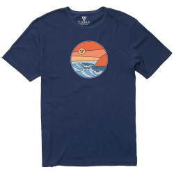 T-Shirt Vissla Heavy Sets Organic Noir Bleu   S