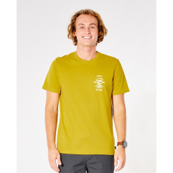 T-Shirt Rip Curl Search Essential Jaune   L
