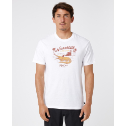 T-shirt Rip Curl Desti Animals Blanc S