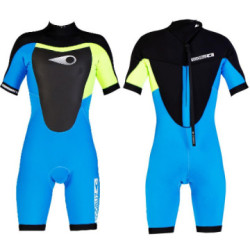 SOORUZ Shorty 2/2 SS Back Zip Fighter G3 GBSM Blue Taille S