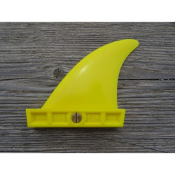 Aileron K4 FINS Shark Ezzy 2 degré Mini Tuttle Twin Fins Jaune 7