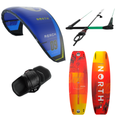 Pack Kitesurf NORTH Reach 9m Pacific Blue 2025