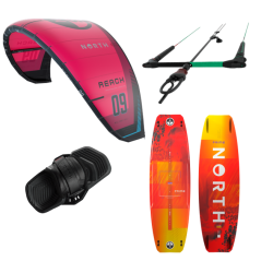 Pack Kitesurf NORTH Reach 7m Rubine Red 2025