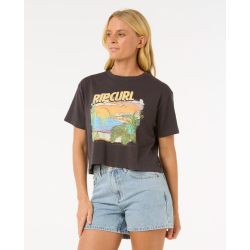 T-shirt RIPCURL La Paloma Washed Black