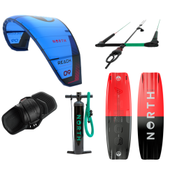 Pack Kitesurf NORTH Reach Pacific Blue 9m 2024