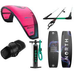 Pack Kitesurf NORTH Reach Rubine Red 9m 2024