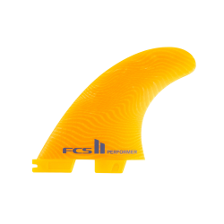 Ailerons FCS II Performer Neo Glass Medium Mango Tri Fins