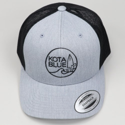 Kota Blue Casquette Logo brodé - Gris Noir