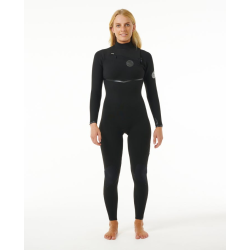 Combinaison Femme RIPCURL Ebomb 3/2 Zip Poitrine