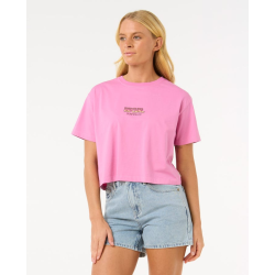 T-shirt RIPCURL Sun & Sea Crop Pink