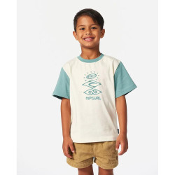 T-shirt RIP CURL Grom Energy Search Enfant Blue Lagoon