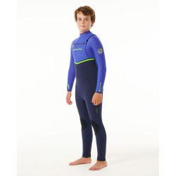 Rip Curl KIDS FLASHBOMB 4/3 - Blue Taille 16